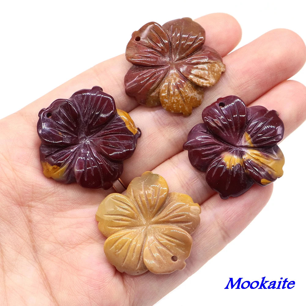 Amethyst Flower Natural Gemstone Pendant