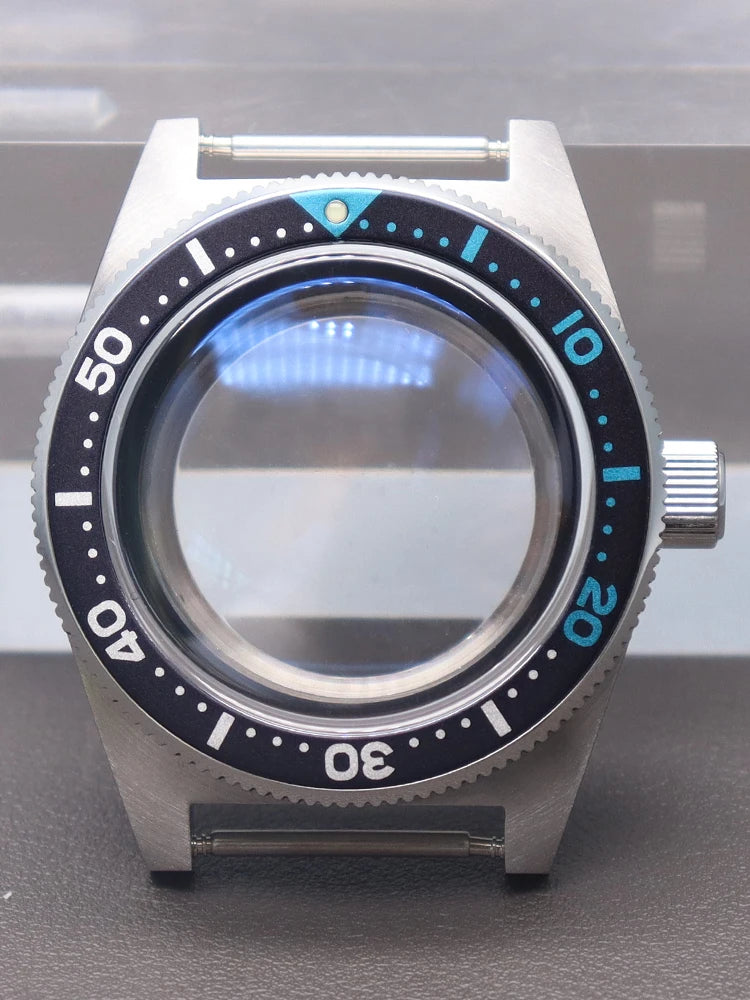 Modified Seiko 62MAS Diving 40mm Vintage Watch Cases Bubble Sapphire Crystal Glass Fit NH34 NH35 NH36 NH38 Movement 28.5mm Dial - Daisan Mart