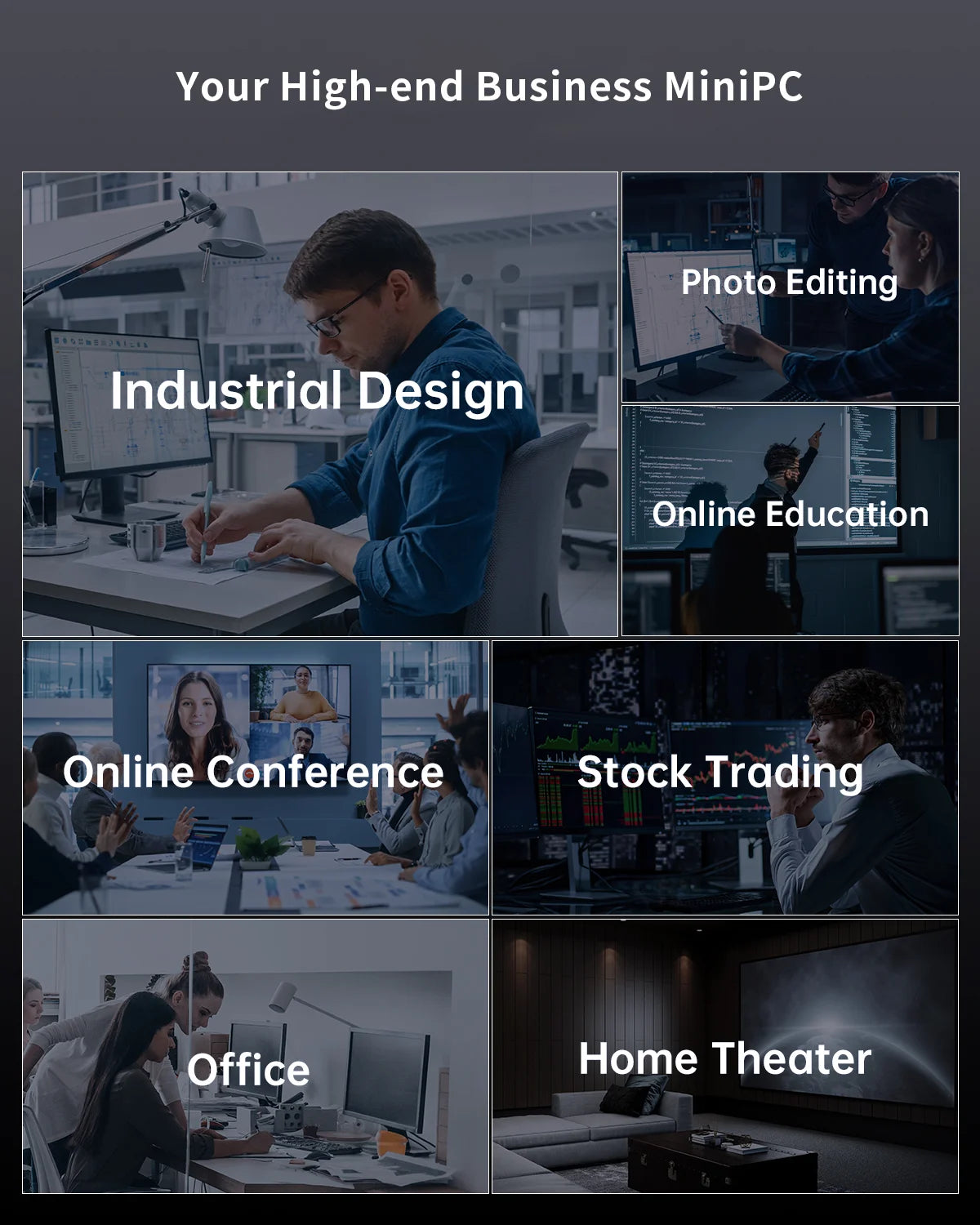 Alder N100 Super Speed ​​Mini PC - Gaming &amp; Dual Monitor
