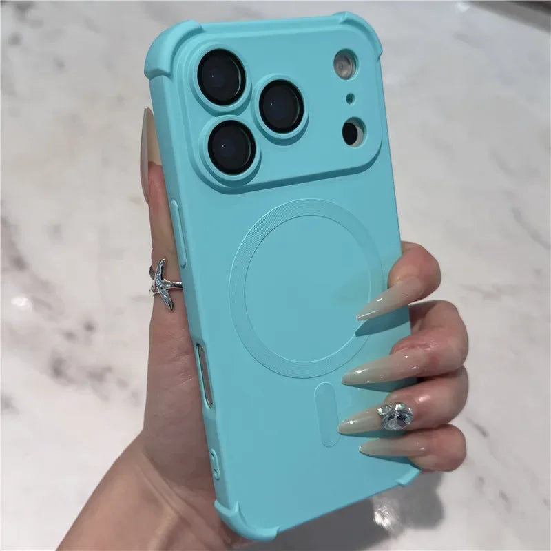 Ốp Lưng Silicone Cao Cấp iPhone 17 Air Magsafe