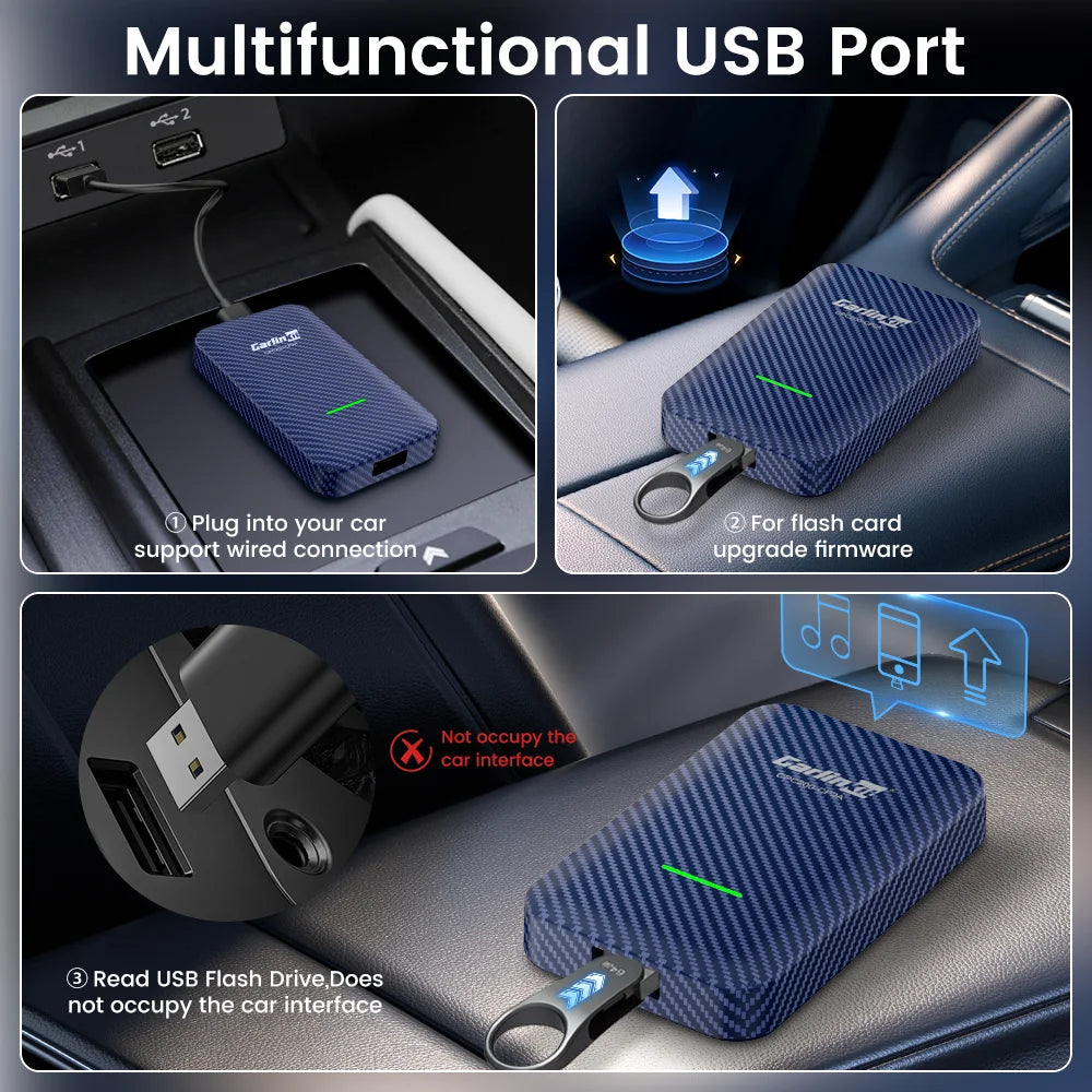 CarlinKit 5.0 4.0 3.0 CarPlay Wireless Dongle Activator Auto-connect For Audi Porshe Benz VW Volvo Toyota Plug&Play MP4 MP5 Play