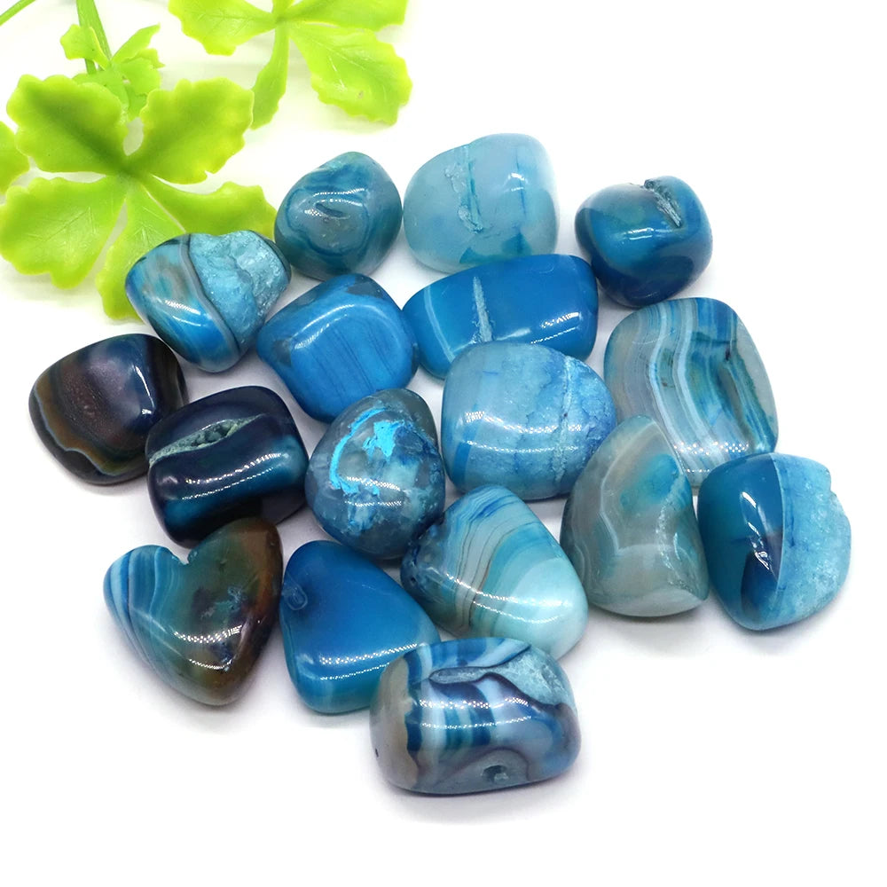 Striped Turquoise - Feng Shui Decorative Stone for Aquariums