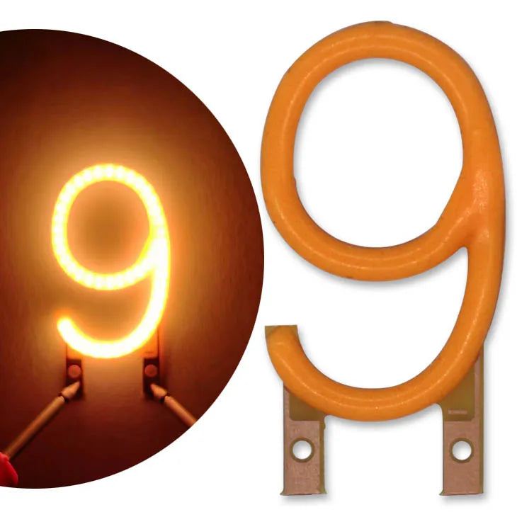 Bóng LED Số 0-9 Trang Trí Noel, Tiệc & DIY Thư Yêu - Daisan Mart