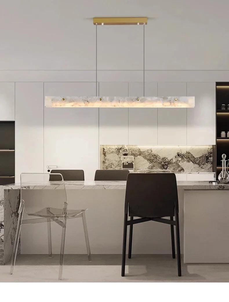 Modern Luxury LED Marble Ceiling Lamp