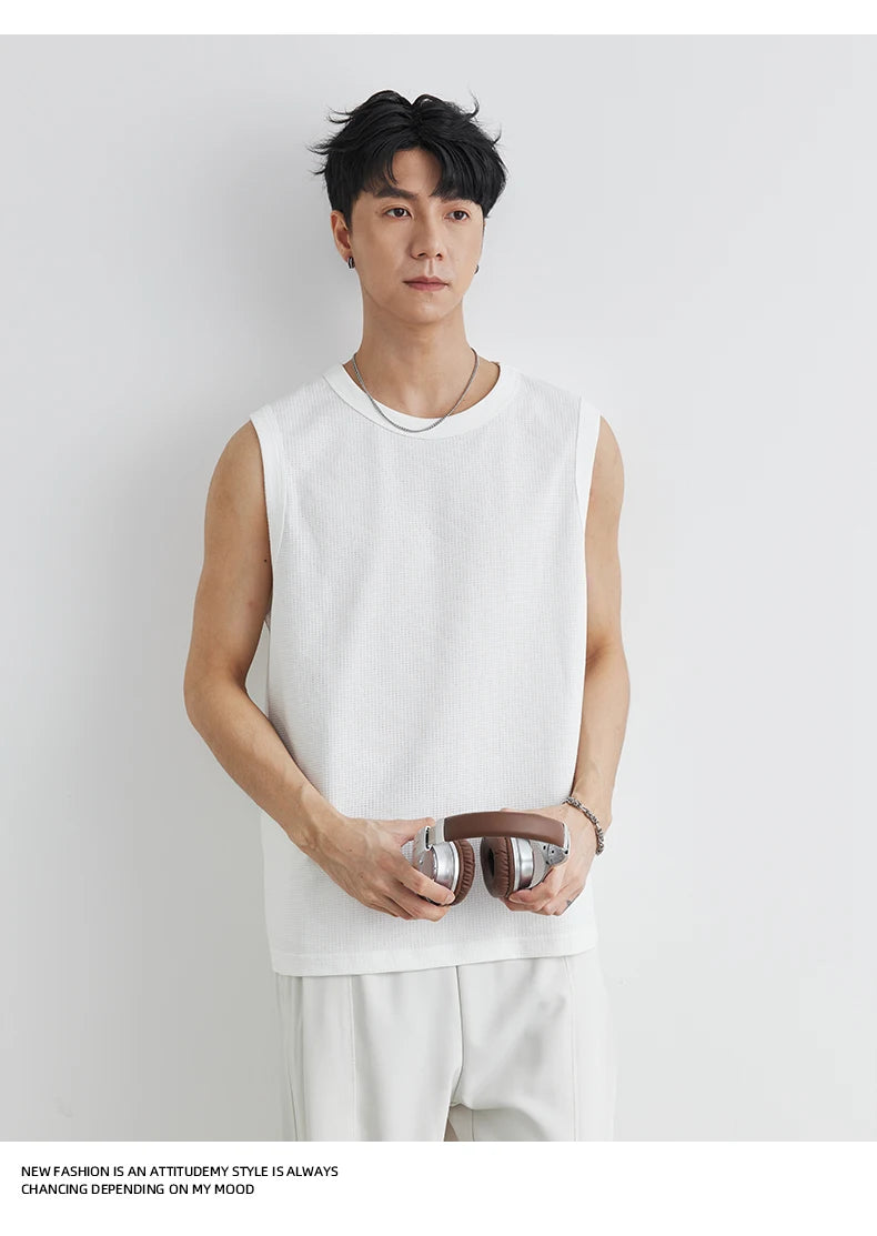 Áo Thun Nam Mùa Hè Thoáng Khí Tập Gym Không Tay