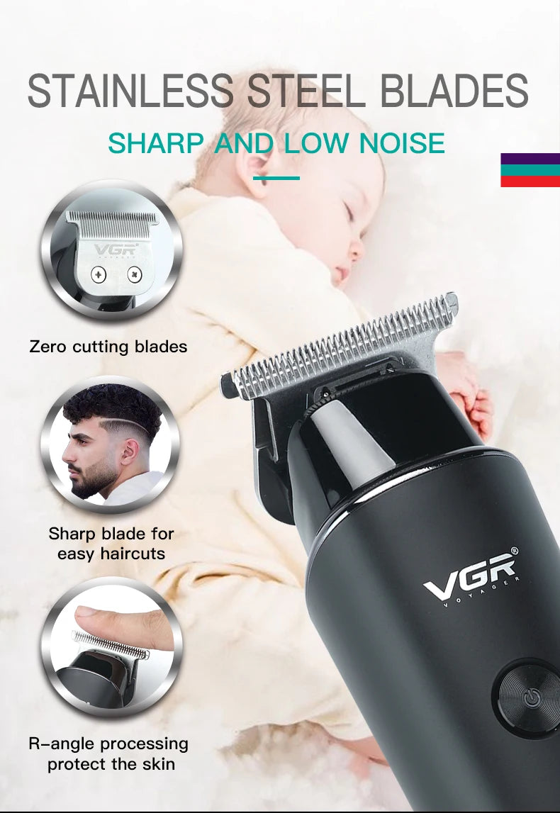 Máy Cắt Tóc VGR V-937 Chuyên Nghiệp Không Dây - Daisan Mart