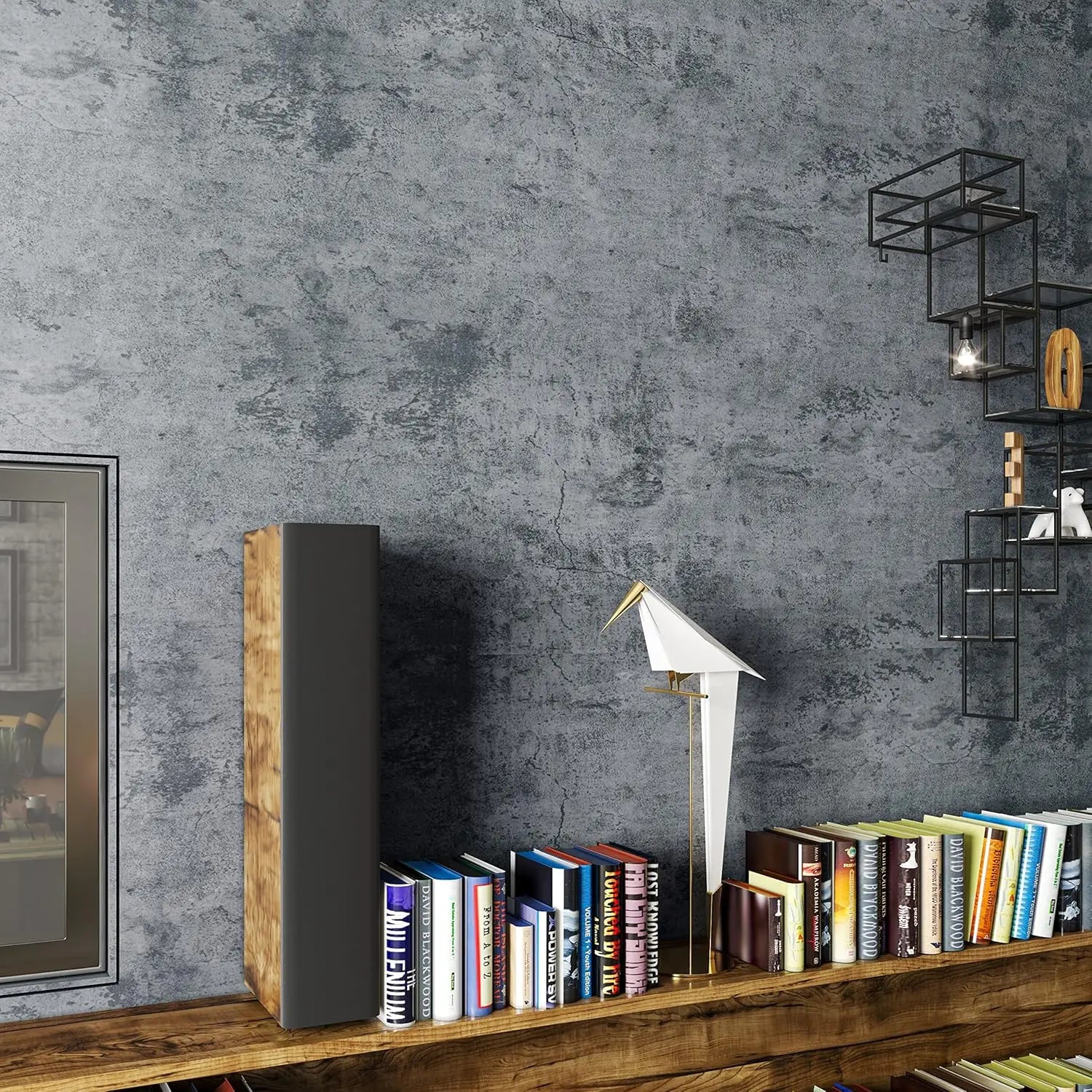 ###Miếng Dán Sàn PVC Chống Thấm Retro Đa Năng 50cm