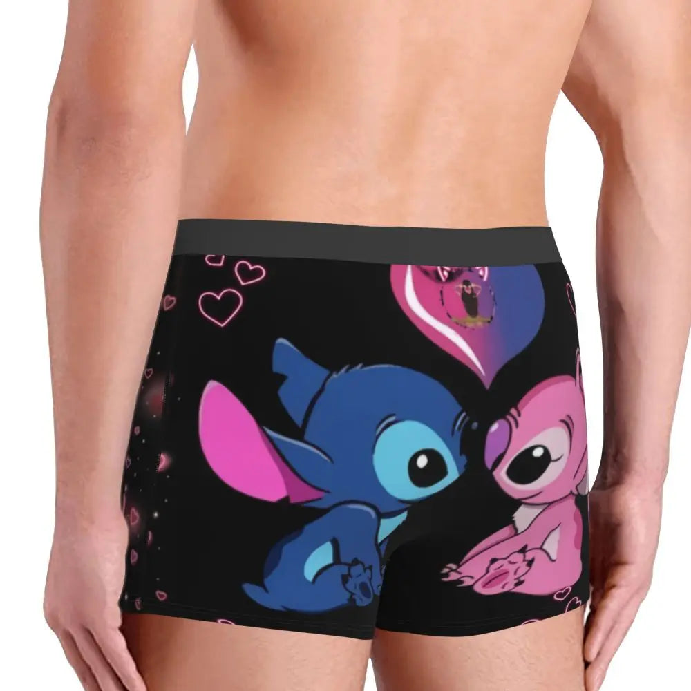 Quần Sịp Nam Lilo Stitch Thoải Mái Phong Cách Anime