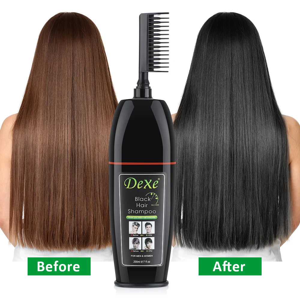 Herbal Black Hair Dye - Black Hair Shampoo 200/400ml