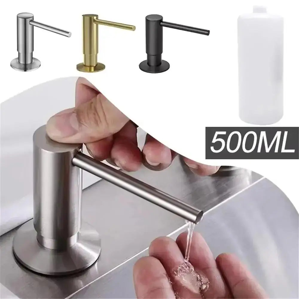 500ml Brass Soap Dispenser Pump Head For Kitchen/Bathroom