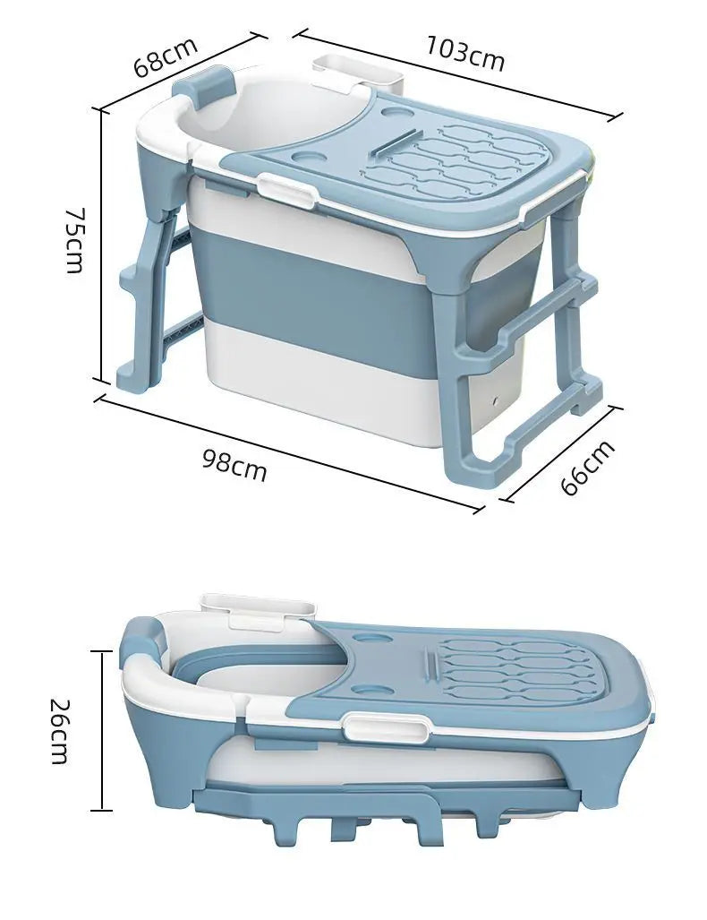 Bồn Tắm Gấp Gọn Đa Năng Cho Người Lớn & Trẻ Em