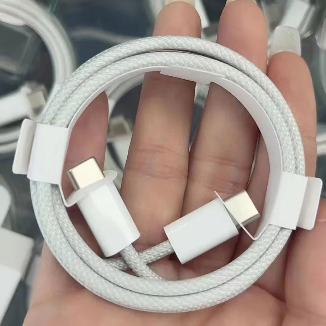 Bộ 10 Cáp Sạc Nhanh USB-C to USB-C 60W 1m Bện Sợi - Daisan Mart