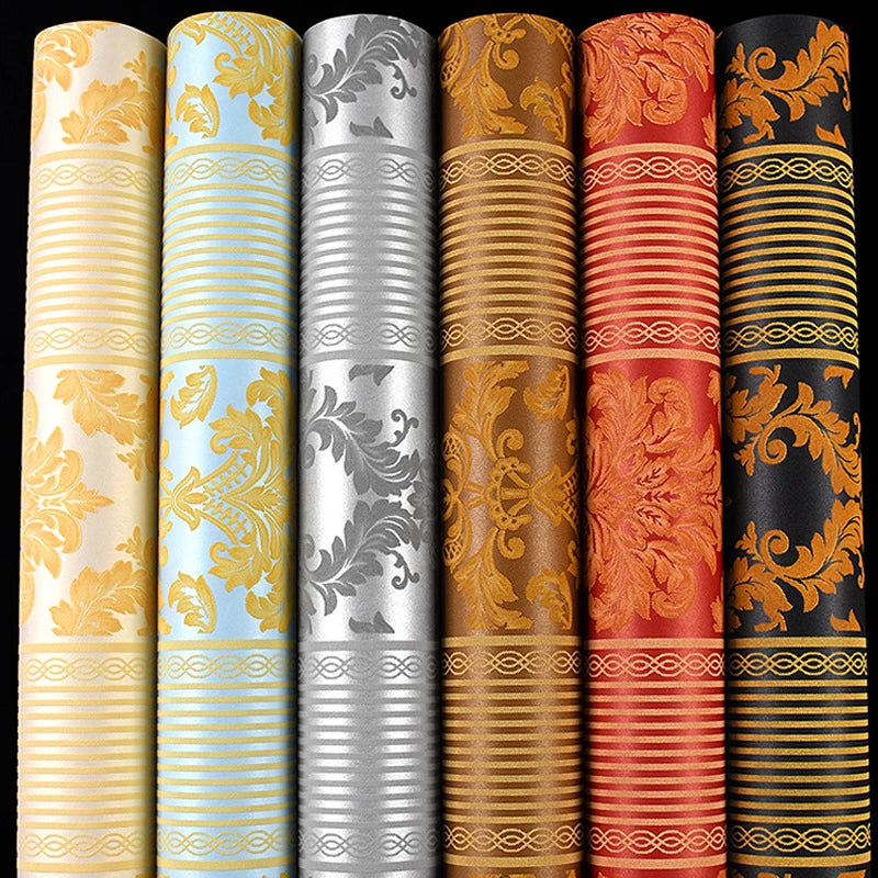 European 3D Wallpaper for Luxury Bedroom &amp; Living Room