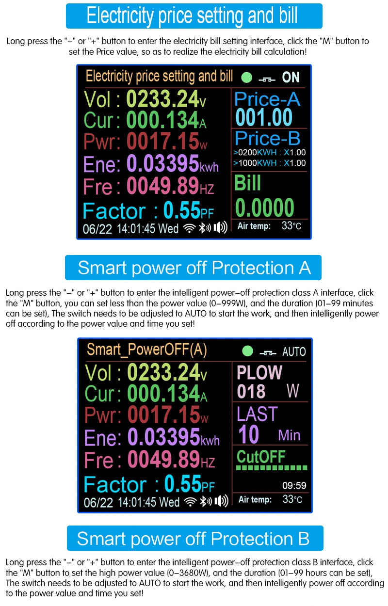 Ổ Cắm Thông Minh Đo Điện Năng WIFI Đa Chuẩn Quốc Tế