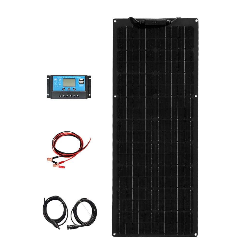XINPUGUANG solar panel complete kit 12v /24V photovoltaic panel 50W 100W cells Solar Battery Charger Car Boat House balcony