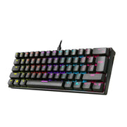 Bàn phím cơ 61 phím RGB Ergonomic cho game thủ