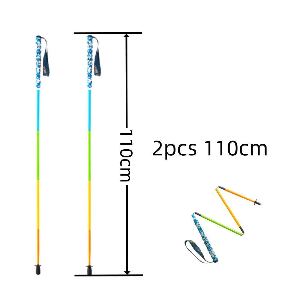 2023 Ultra Light Carbon 5 Section Folding Trekking Pole