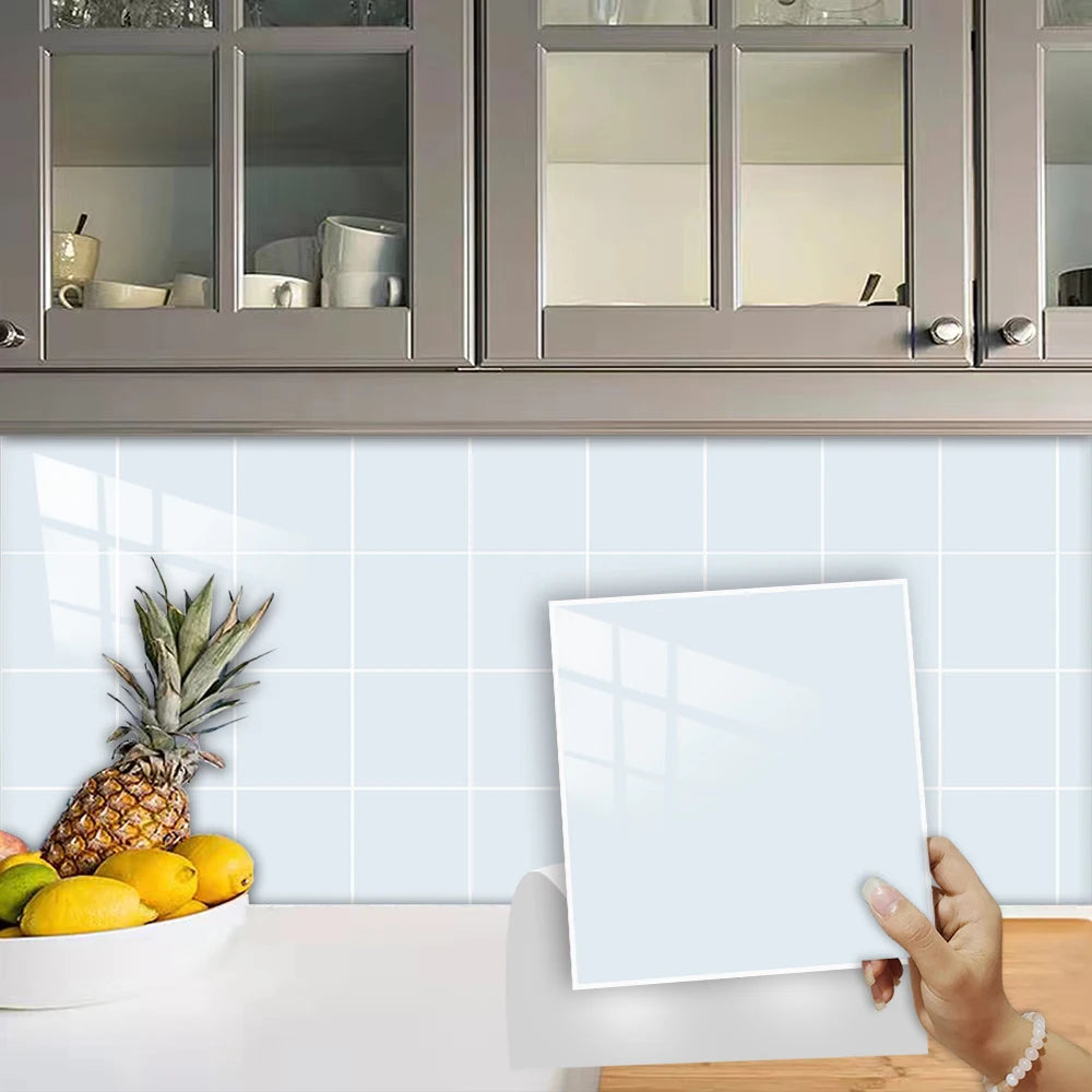 10 pieces of waterproof turquoise wall tiles