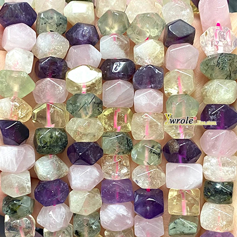 Hạt Đá Mặt Trời Tự Nhiên Mài Tròn Làm Trang Sức