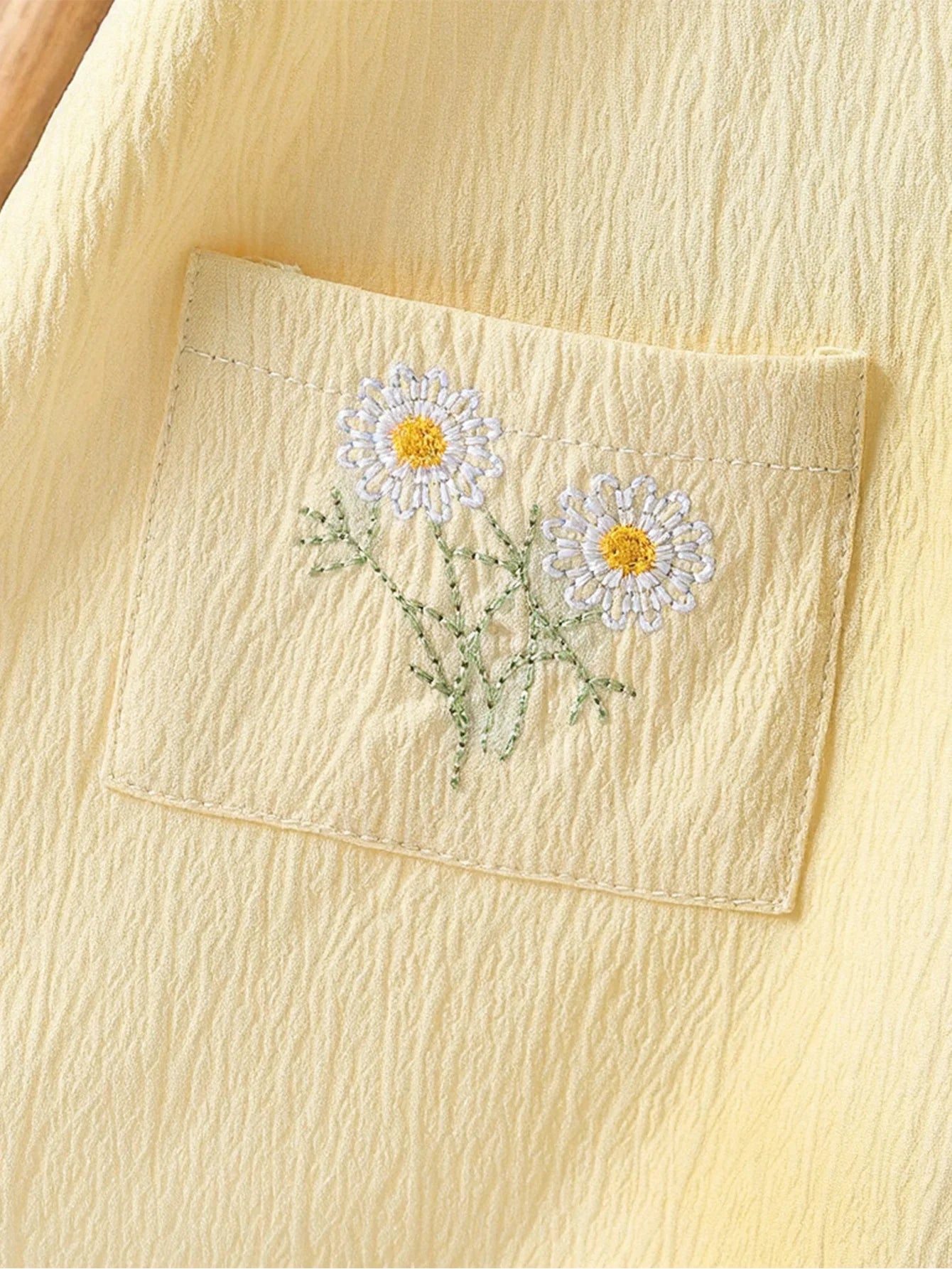 Baby Girl's Floral Long Sleeve Spring and Autumn Fashion Dress