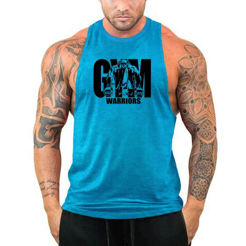 Áo Tank Tập Gym Nam Thoáng Mát Cotton Không Tay - Daisan Mart