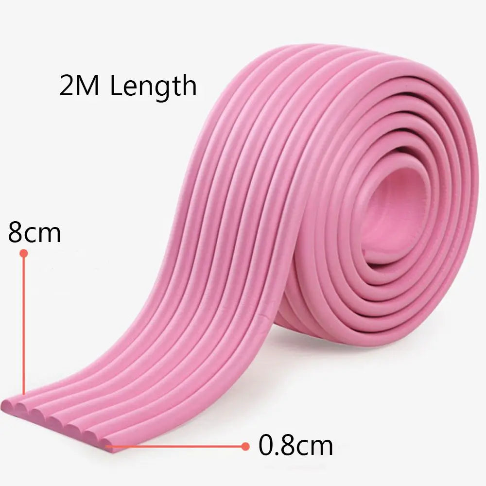 2M Baby Safety Protection Strip Table Desk Edge Guard Strip Corner Protector Furniture Corners Children Safety Foam Protection