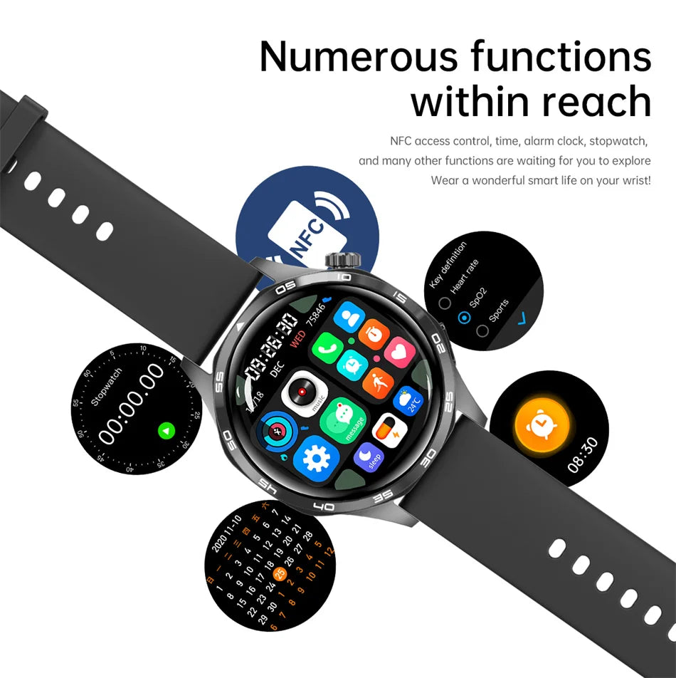 Smart Watch 5 Pro - AMOLED Screen, BT Calling