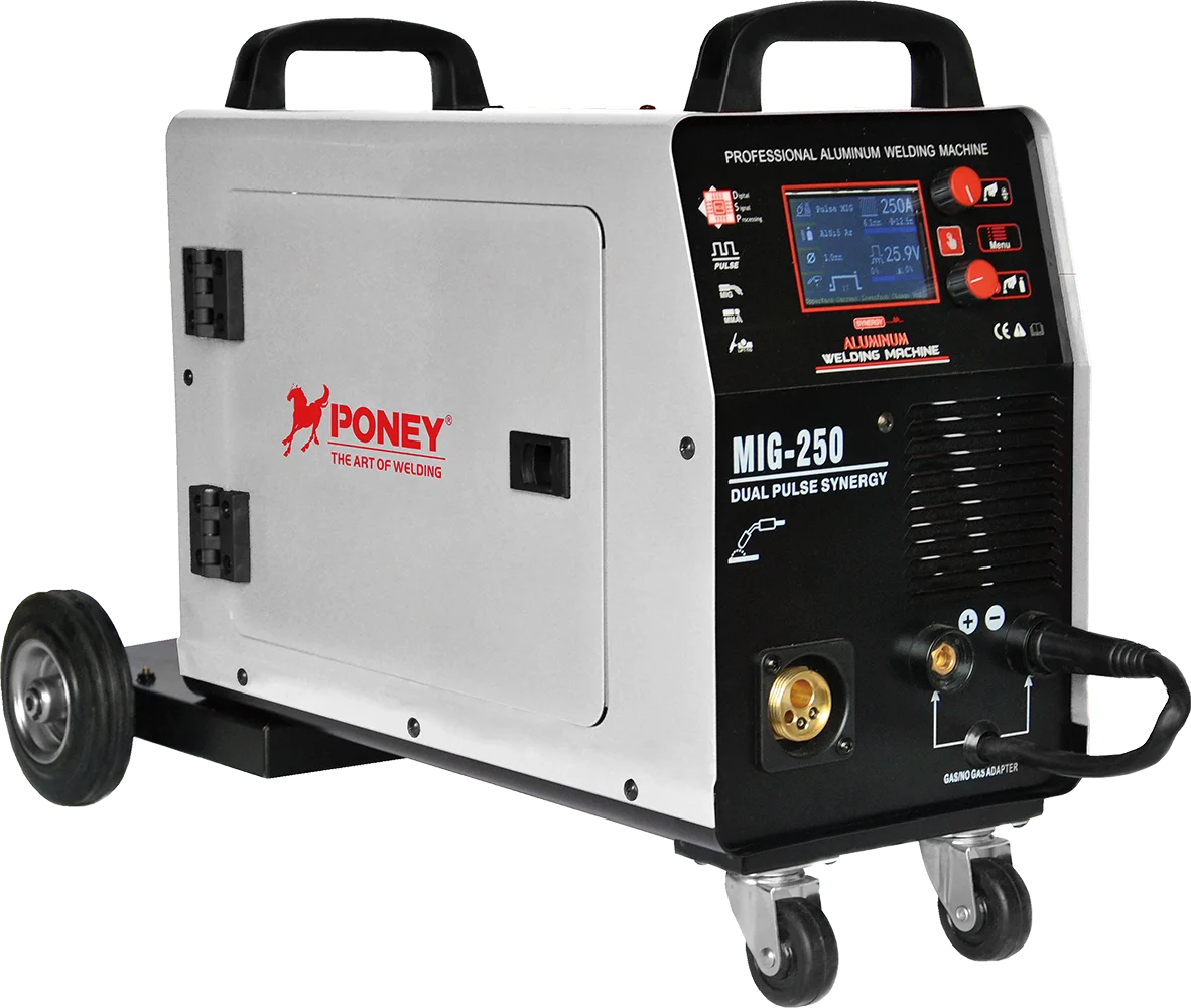MIG 250DP 220V Single  Phase Digital Signal Control Synergic  Double Pulse Welding Mig  MIG/TIG/MMA Multifunction Welder - Daisan Mart