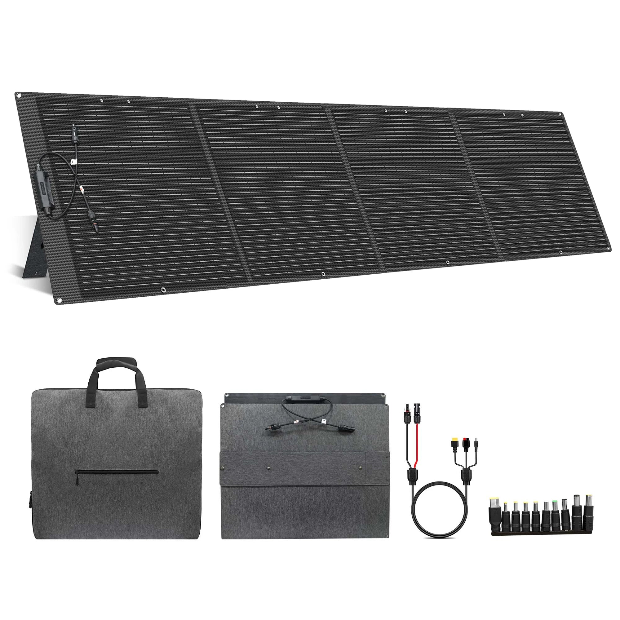 CTOLITY 200W Flexible Solar Panel Charger 20.5V ETFE Portable Folding Solar Generator for Camping Travel Boat RV 23% Efficiency