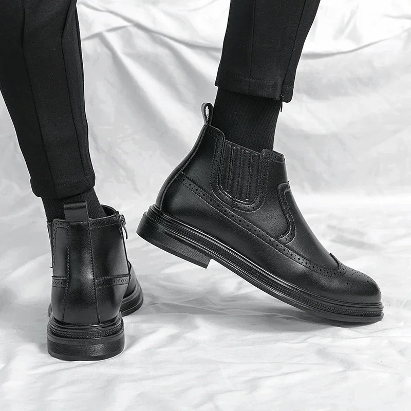 Giày Da Bò Cổ Thấp 2025 - Thời Trang & Êm Ái