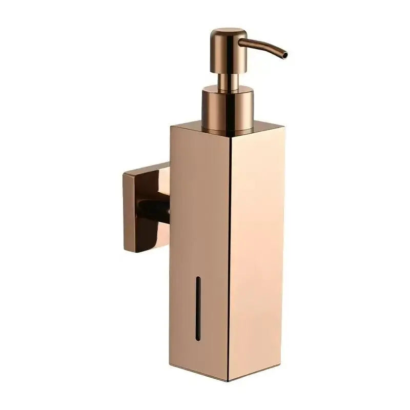 Bình Xà Phòng Inox 250ML Treo Tường Vàng Đen Khách Sạn - Daisan Mart
