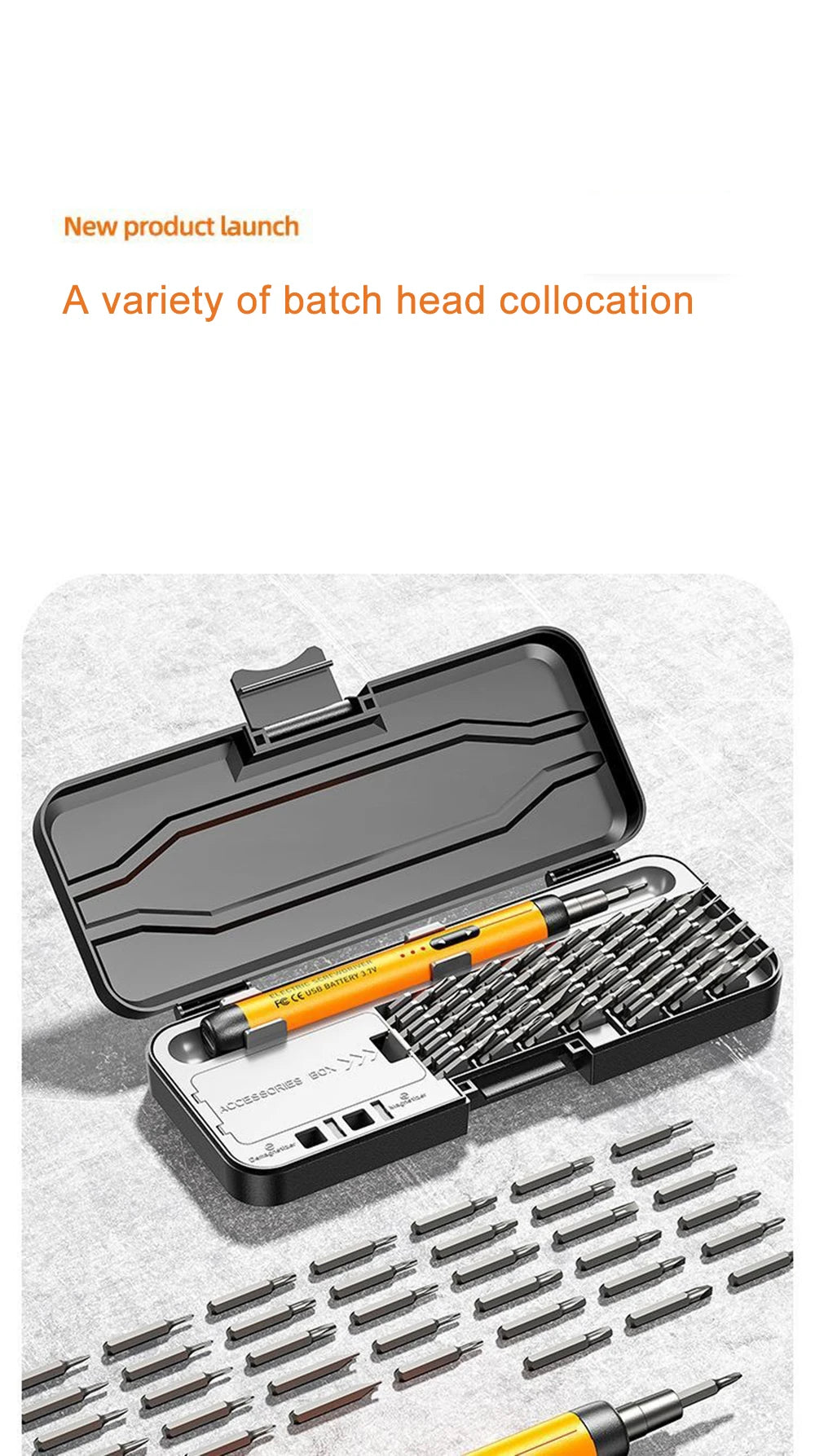 Electric Screwdriver Set Precision Power Tool Kit Rechargeable Wireless Mini Small Bits for Mobile Cell computer Repair CRV