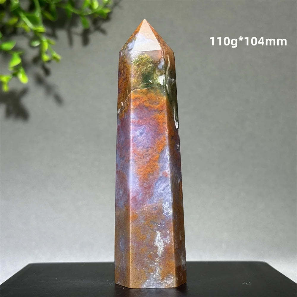 Đũa Thạch Anh Rêu Tự Nhiên - Thiền Định & Trang Trí Nhà