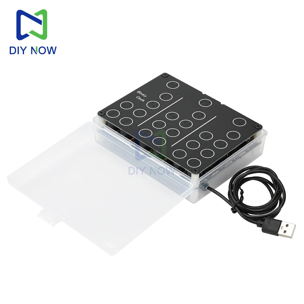 Đồng Hồ Nhị Phân DIY DC 5V - Bộ Kit Hàn Sáng Tạo
