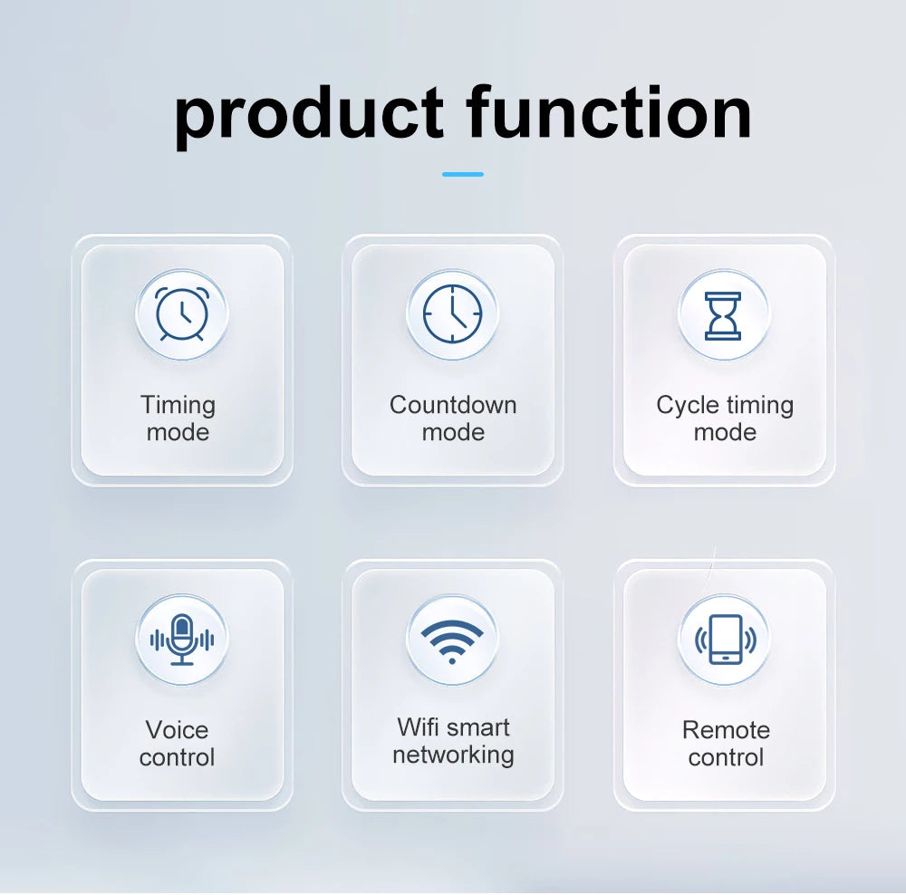 TOMZN Zigbee 63A Smart Switch Energy Meter kWh Metering Monitoring Circuit Breaker Timer Relay MCB TUYA smartlife protection