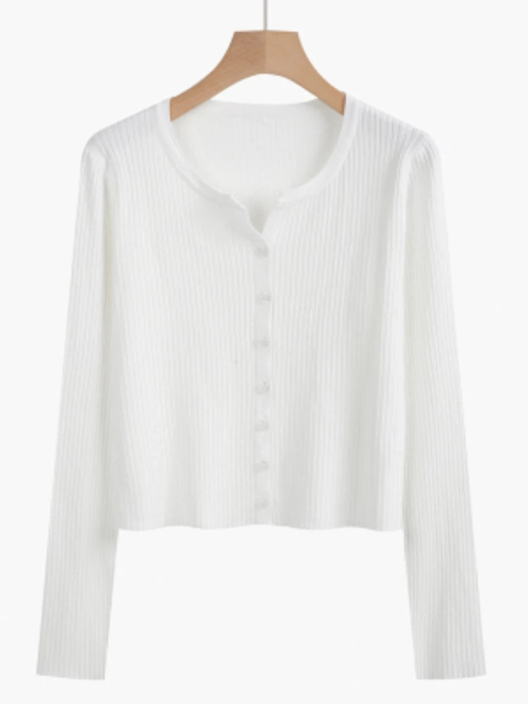 Women's Cardigan 2025 Thin, Light, Long Sleeve, Short Style