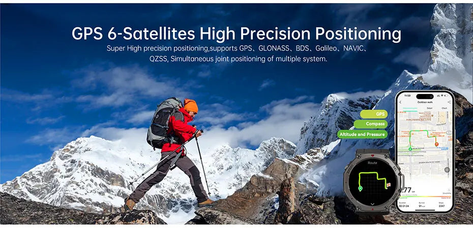 Đồng Hồ Thông Minh T-Rex 3 GPS AMOLED 5ATM Nam