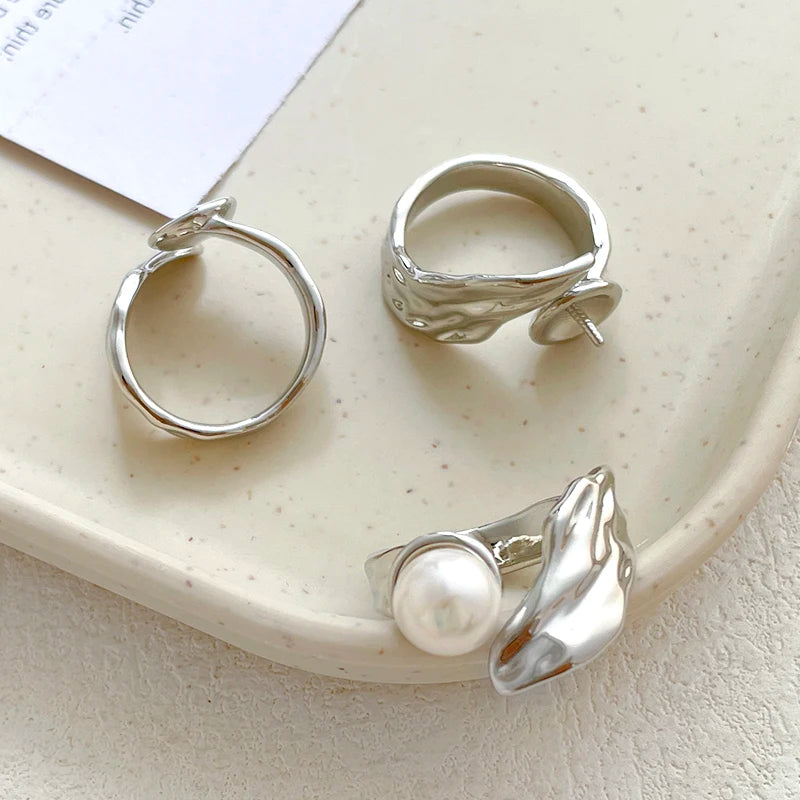 Unique Style DIY Gold Plated Baroque Ring Holder