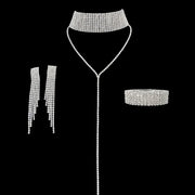 Charming Jewelry Trio: Necklace, Earrings, Bracelet