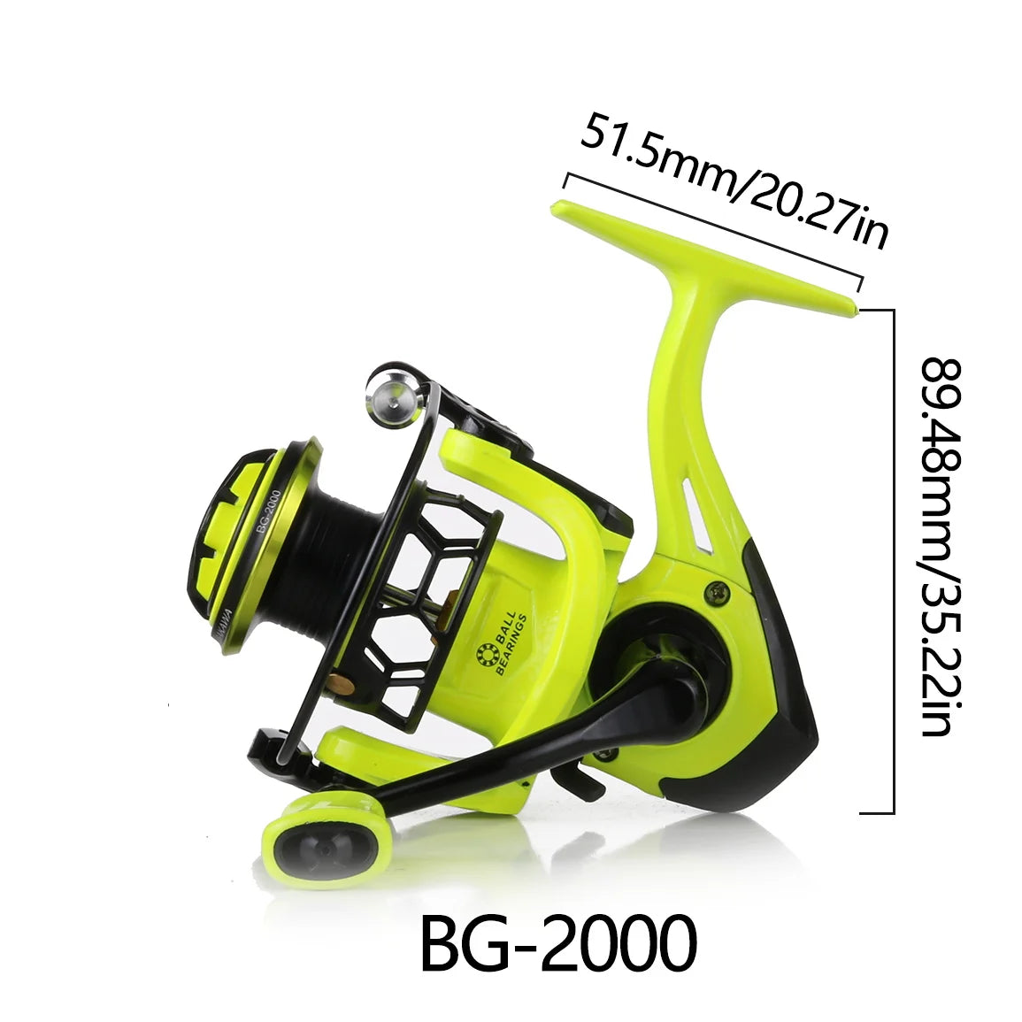 Máy câu BAKAWA 1000/2000/3000 - Quay mượt, bền bỉ