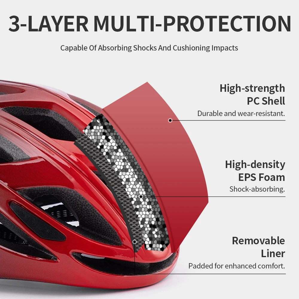 Mũ Bảo Hiểm Siêu Nhẹ Đạp Xe Người Lớn An Toàn MTB - Daisan Mart