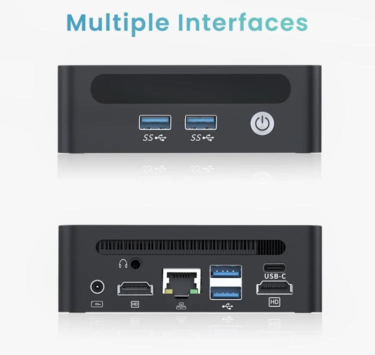 GenMachine New AMD Ryzen 7 4800U Windows 11Pro MINI PC DDR4 Channel NVMe M.2 SSD WIFI6 BT5.2 Desktop Office Computer pc gamer