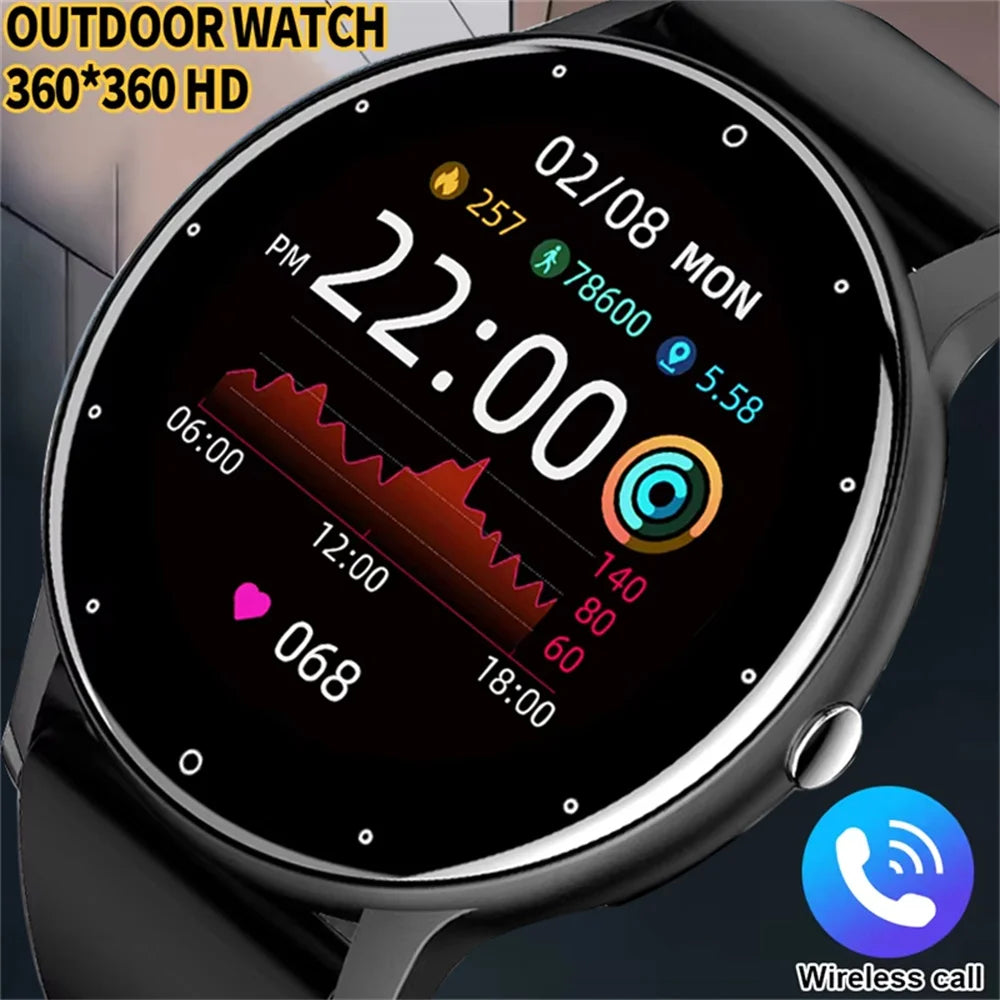 Đồng Hồ Thông Minh Nam 2025 Màn AMOLED GPS Sức Khỏe