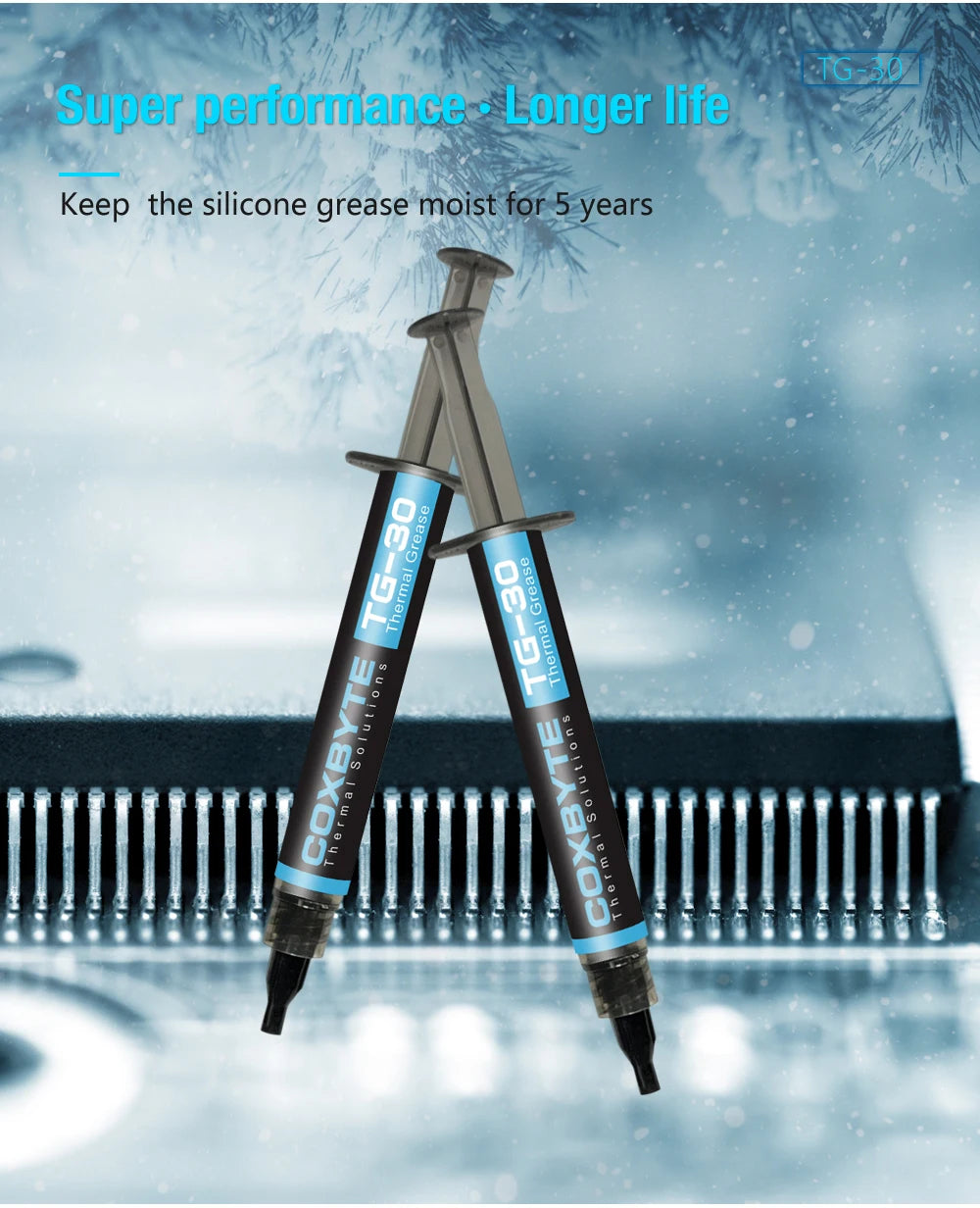 TG-30 20g Thermal grease processor Thermal Compound Thermal paste CPU GPU Cooler Cooling Fan fluid Conductive Heatsink Plaster