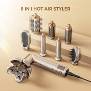 8in1 Professional Hair Dryer - 110000rpm Brushless Motor