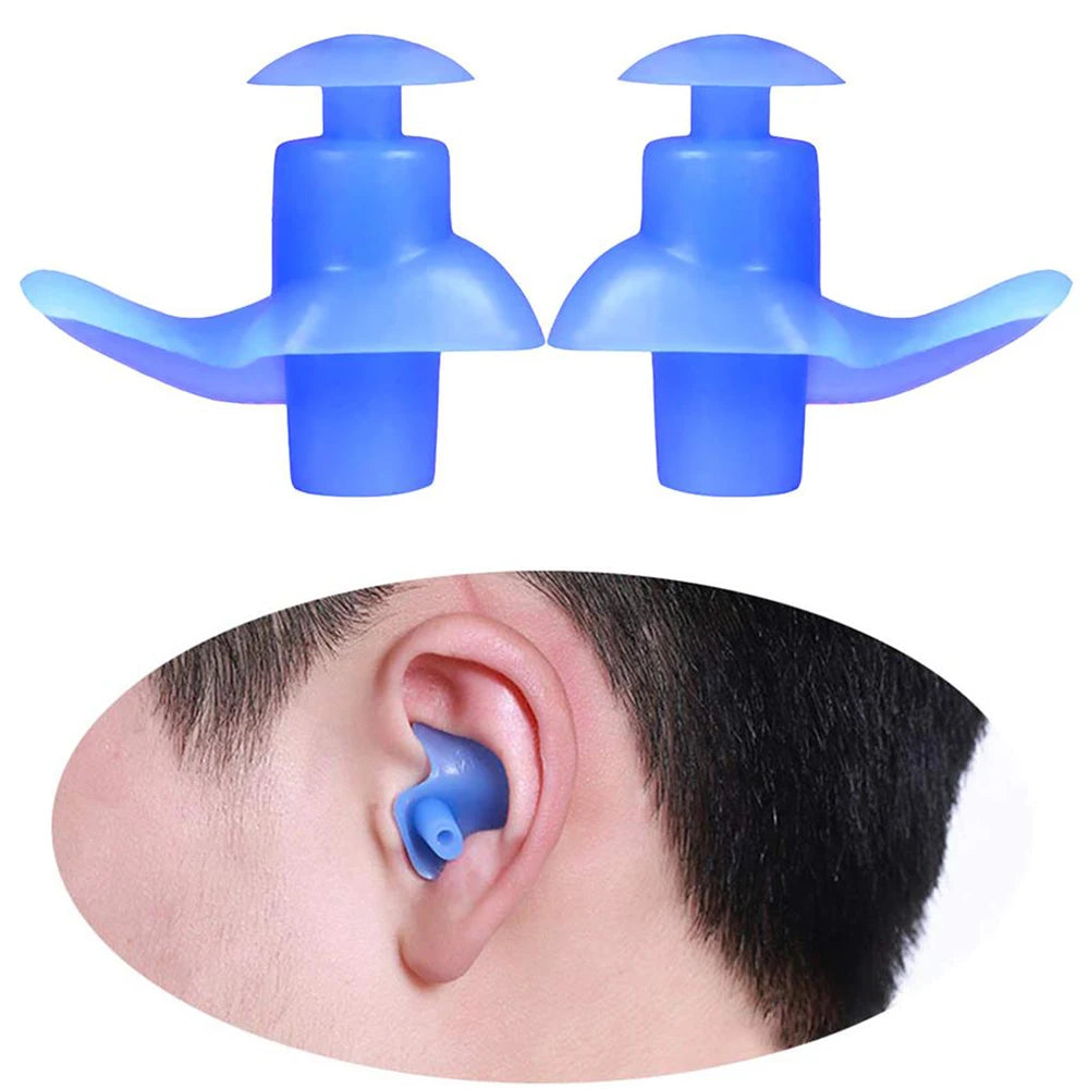 Nút tai silicone chống nước mềm mại tiện lợi bơi lội