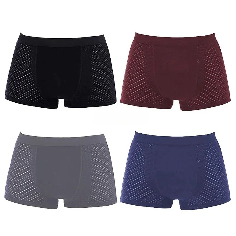 Men's Bamboo Boxer Shorts Breathable Deodorizing Super Soft