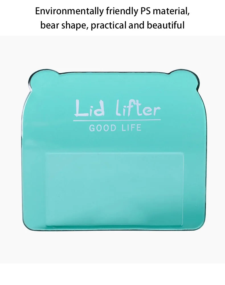 Adhesive Toilet Lid Device Portable Sanitary Closestool Toilet Seat Handle Flapper Holder Household DIY Bathroom Accessories