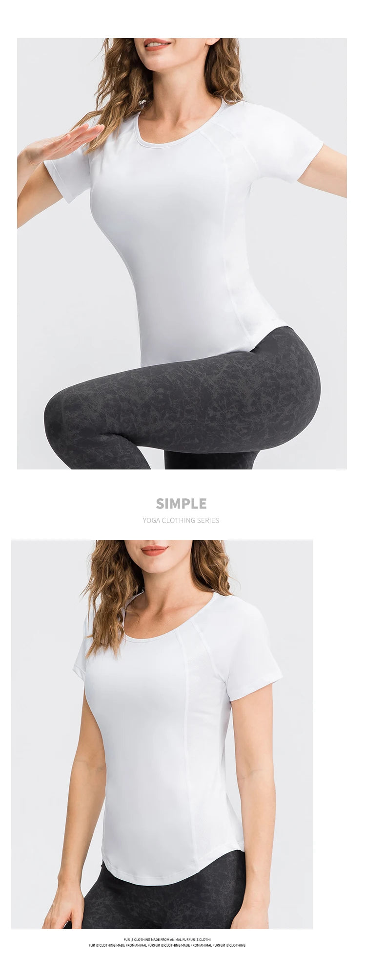 Áo Tập Yoga Nữ Thoáng Khí Nhanh Khô Ngắn Tay - Daisan Mart