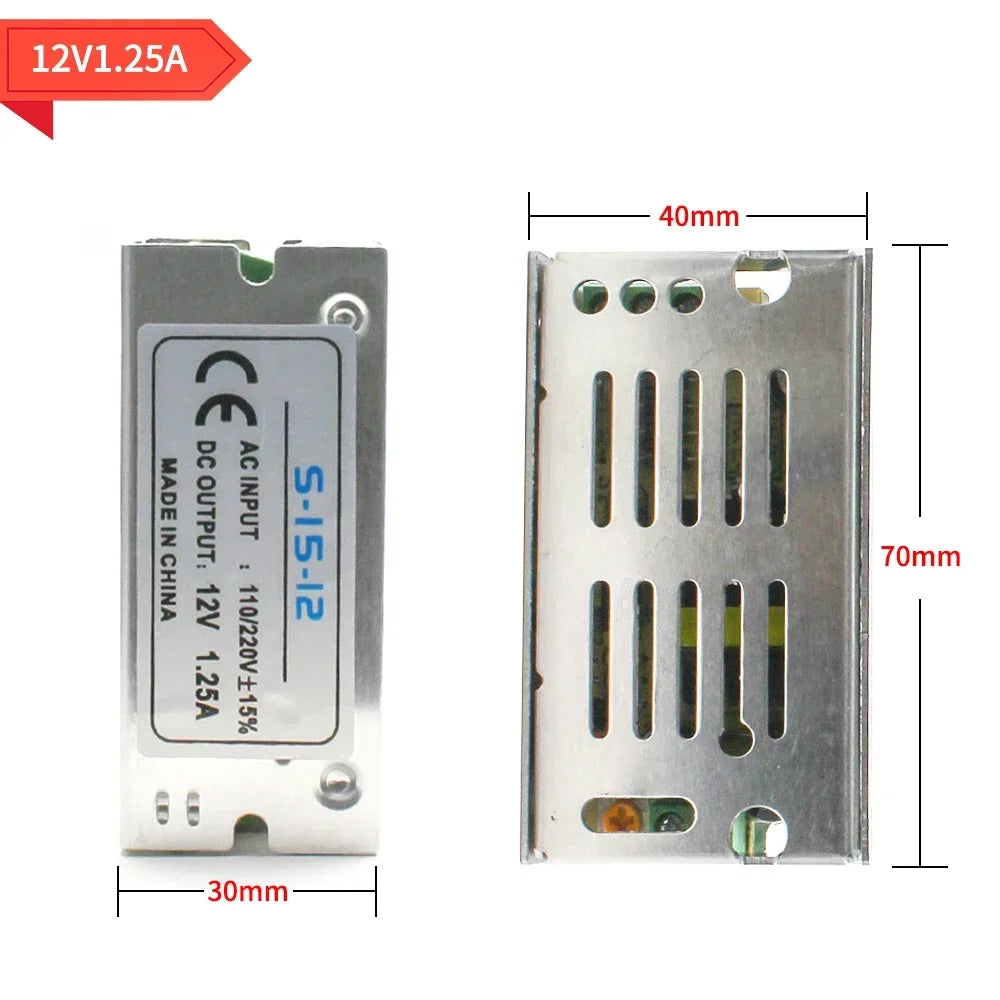Nguồn Tổ Ong 12V DC 1A-10A Chuyển Đổi 110/220V-12V